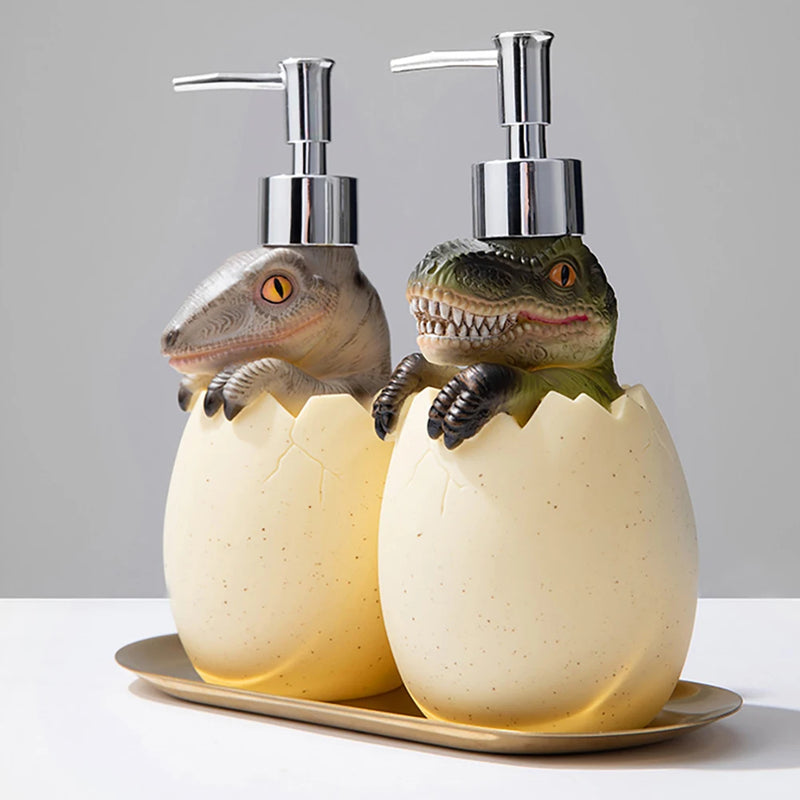 distributeur de savon dinosaure pour lavage des mains