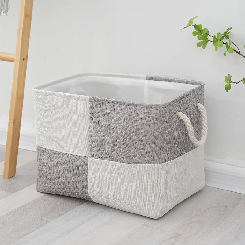 panier de rangement pliable pour linge et jouets