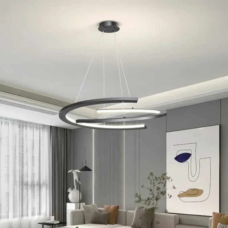 suspension à led moderne pour décoration intérieure élégante