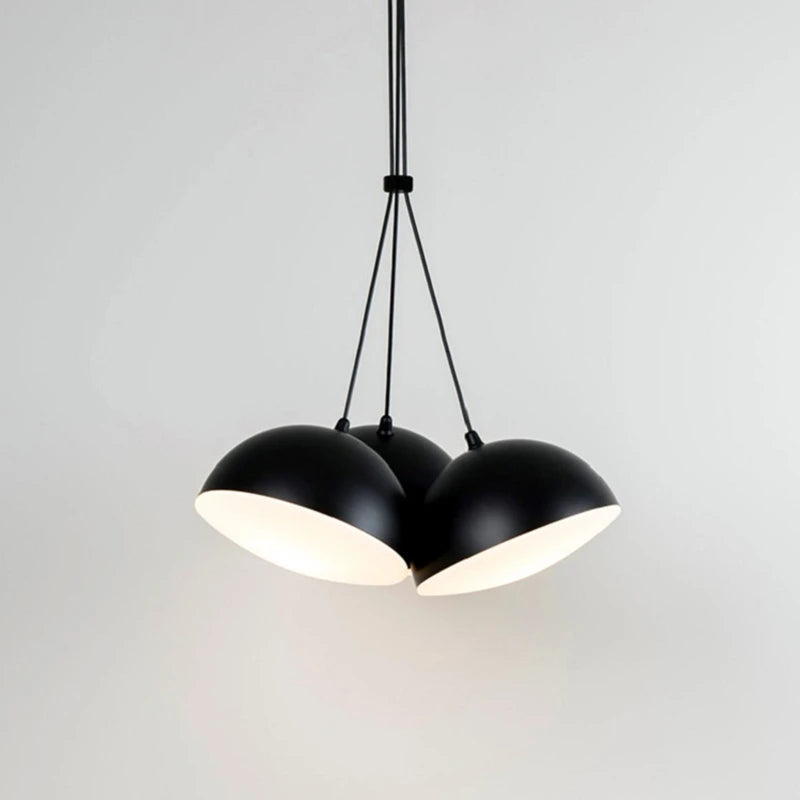 lustre noir design à assembler pour décoration intérieure moderne