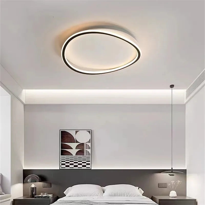 plafonnier minimaliste rond lumineux design créatif moderne