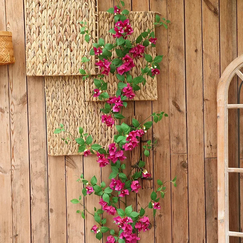 fleurs artificielles vignes prunes pour décoration fête et festival