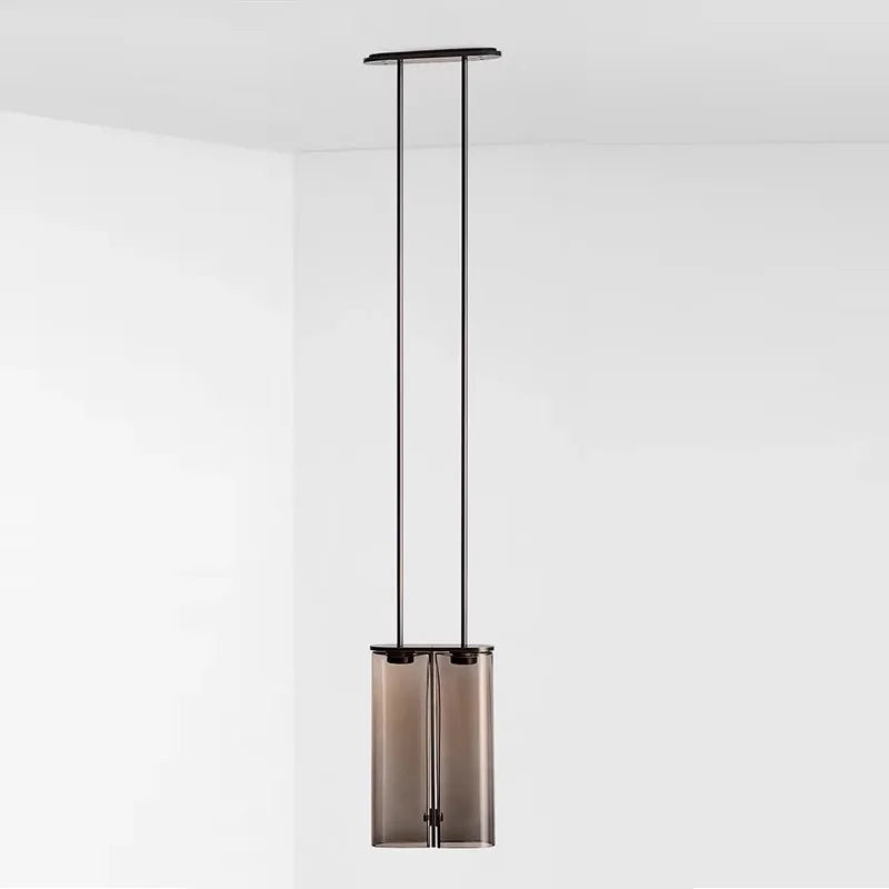 suspension led minimaliste design italien en verre