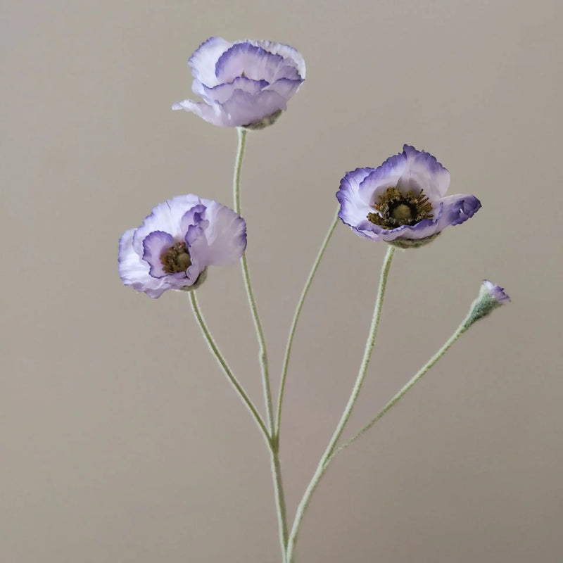 fleurs artificielles de pavot pour décoration mariage jardin et DIY