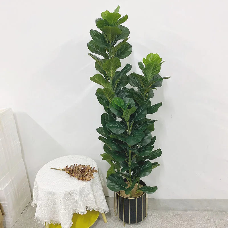 plante artificielle ficus lyrata pour décoration intérieure et extérieure