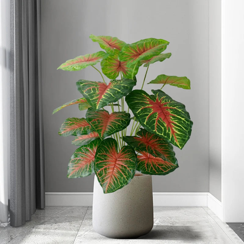 plante artificielle monstera pour décor intérieur et extérieur tropical