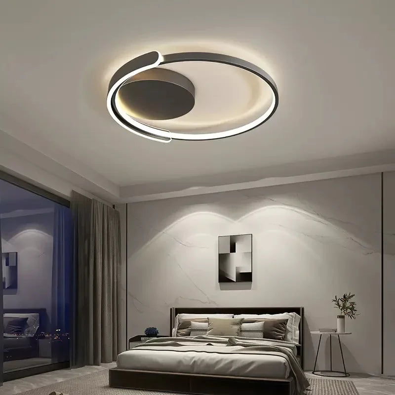 plafonnier led moderne pour décoration intérieure et ambiance chaleureuse