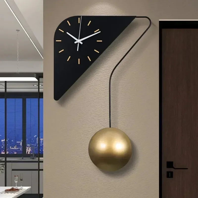 horloge murale en quartz design unique pour décoration intérieure