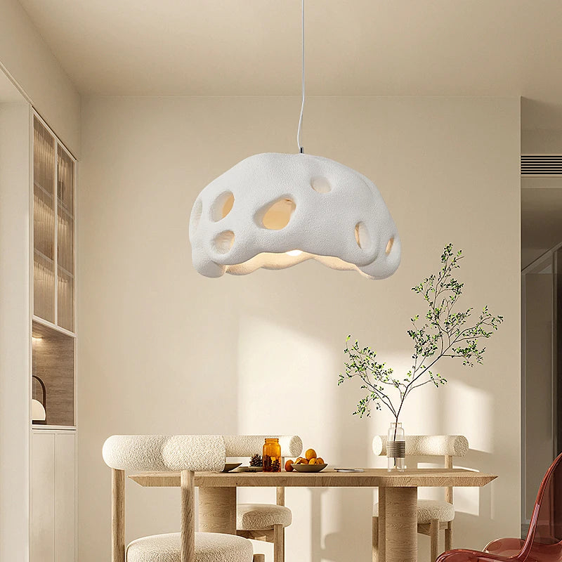 Nordic Minimalist Restaurant Pendant Lamp, Designer Style Dining Table Lamp, Modern Art, Japanese Style Silent Wind Pendant Lamp