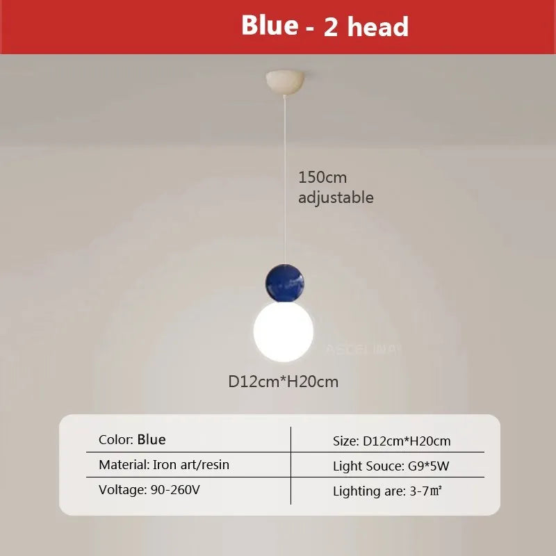 suspension danoise led boule lumineuse pour décoration intérieure