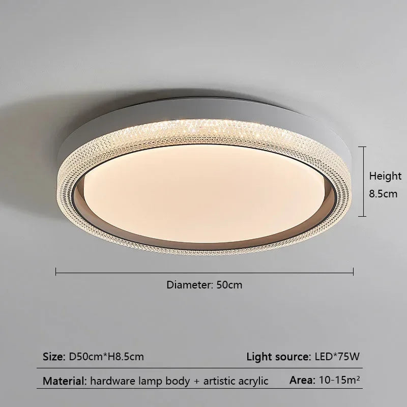 lustre moderne à leds pour décoration intérieure lumineuse