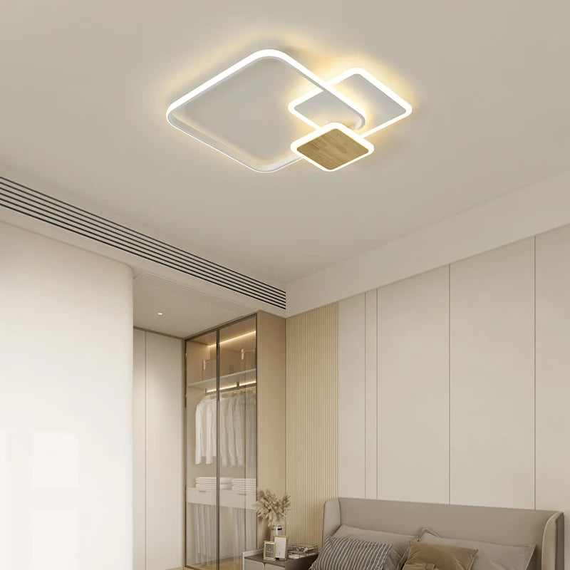 lustre led moderne en acrylique pour éclairage intérieur