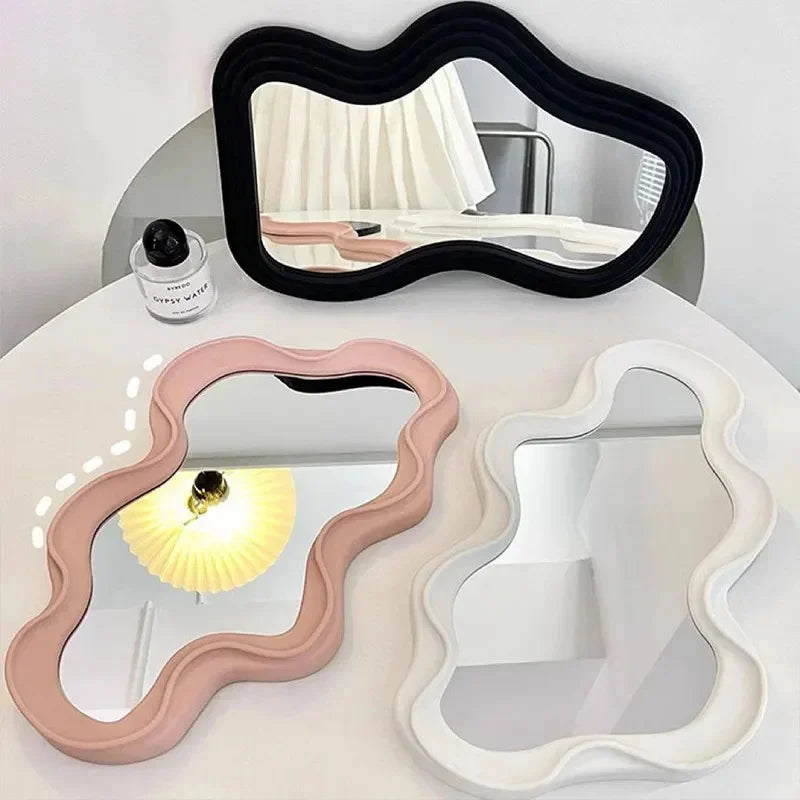 miroir nuage décoratif pour maquillage à suspendre