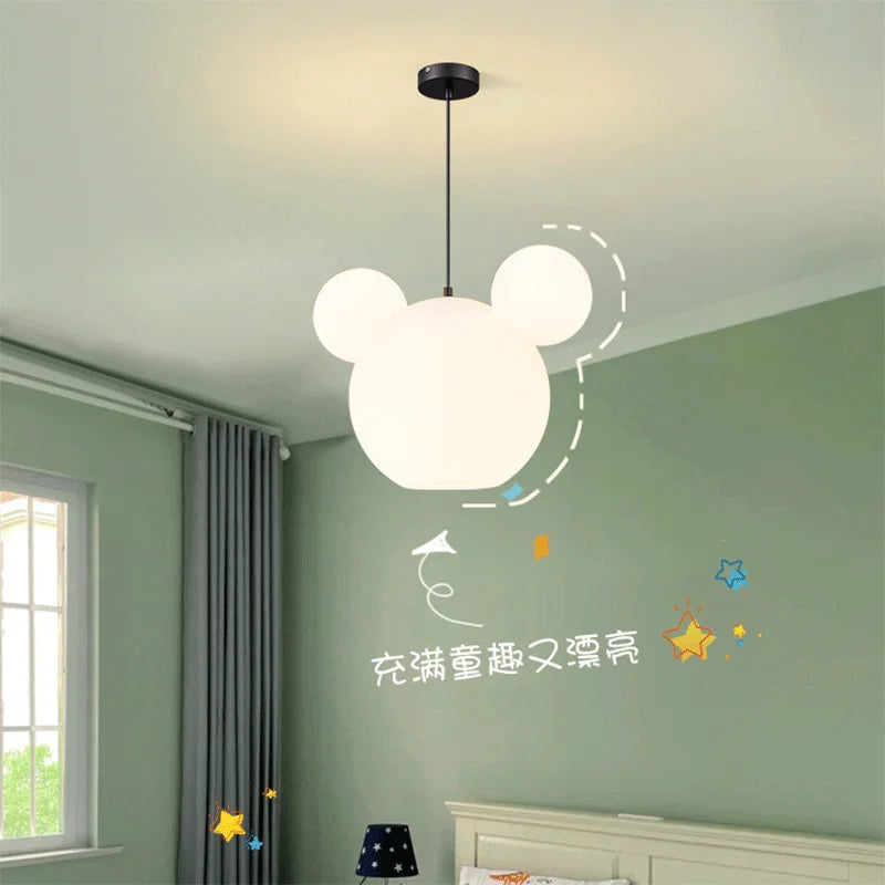 lampe nordique de luxe minimaliste mickey pour enfants