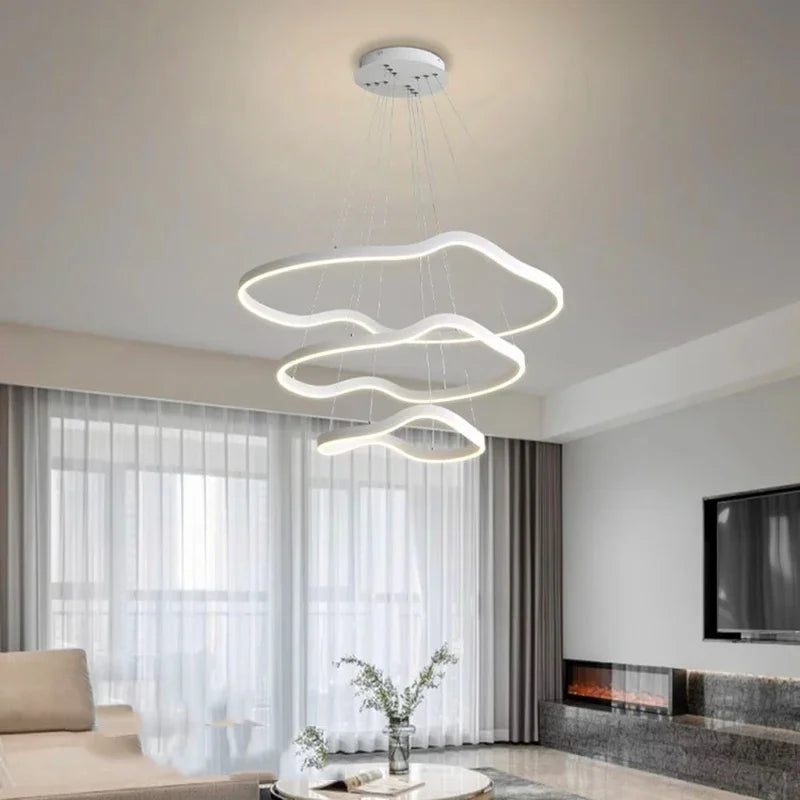 lustre suspension led pour éclairage intérieur moderne