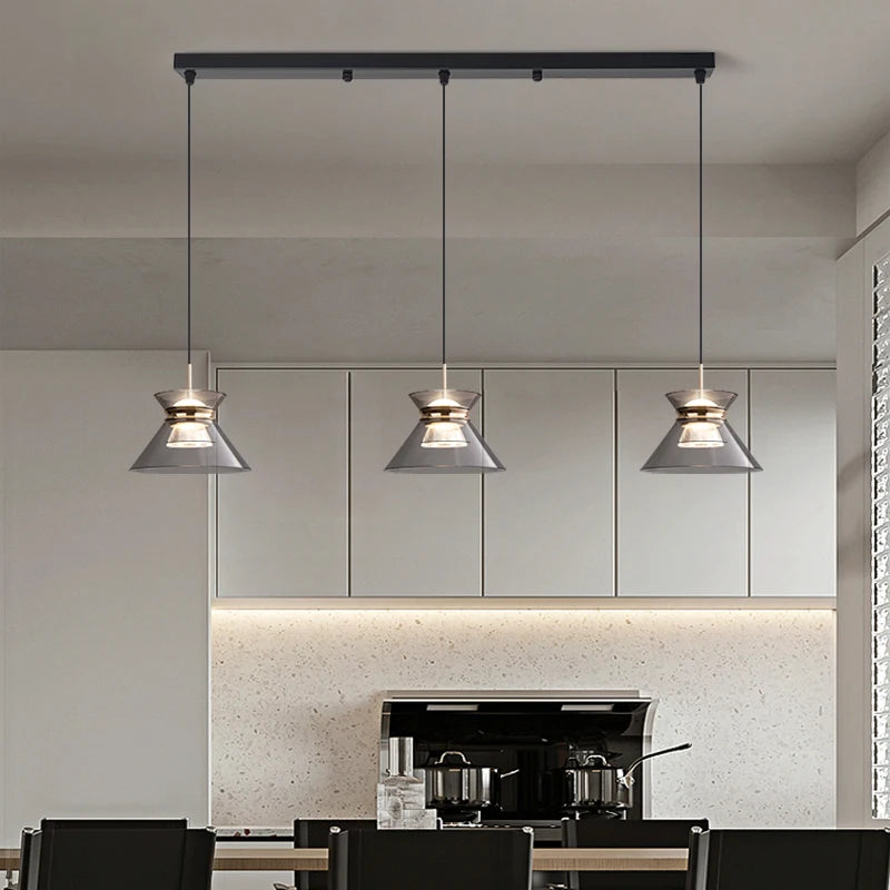 lustre led moderne minimaliste pour bar et restaurant nordique