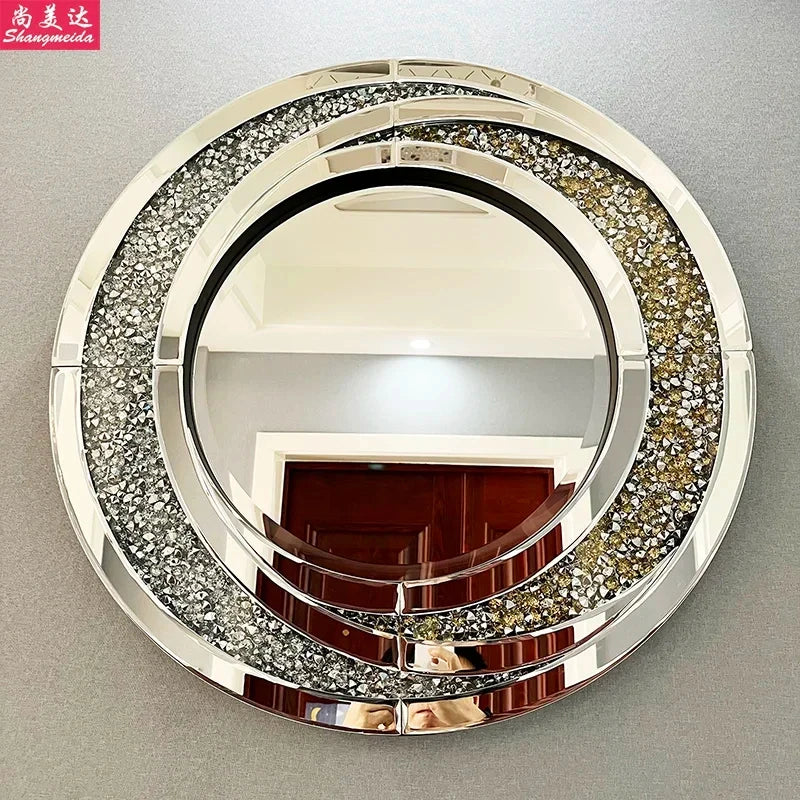 miroirs décoratifs ronds art de luxe nordiques créatifs pour décoration maison