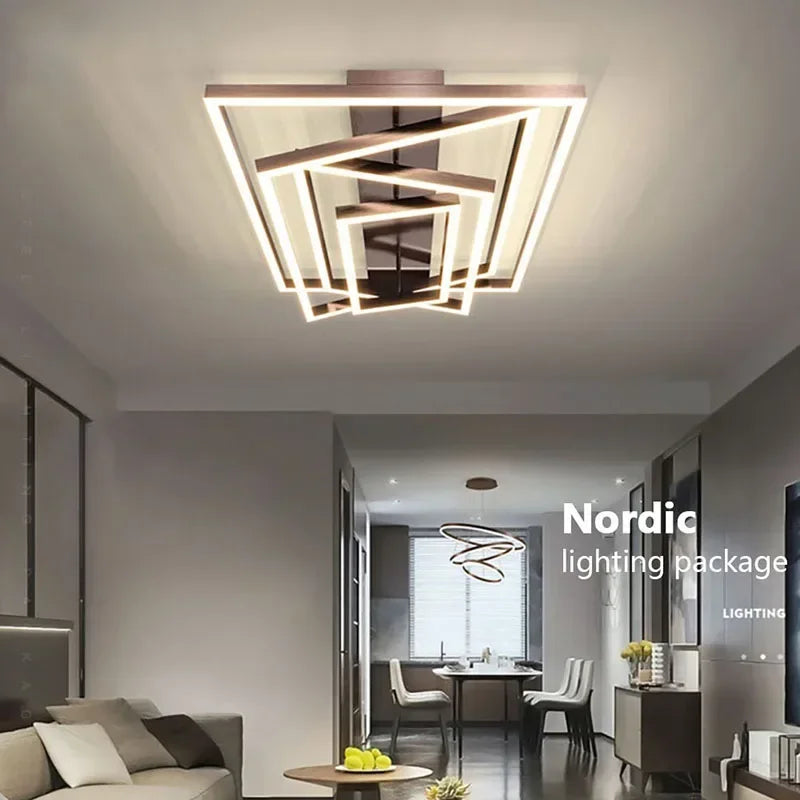 plafonnier led moderne style industriel pour décoration intérieure