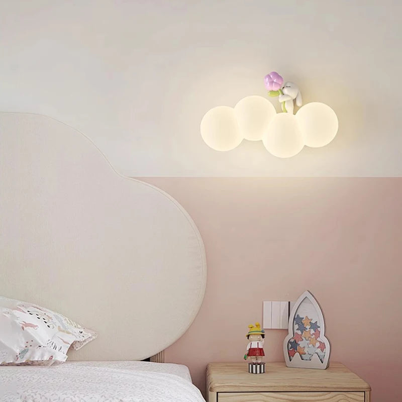 lampe nuage arc-en-ciel led pour enfants créative et chaleureuse