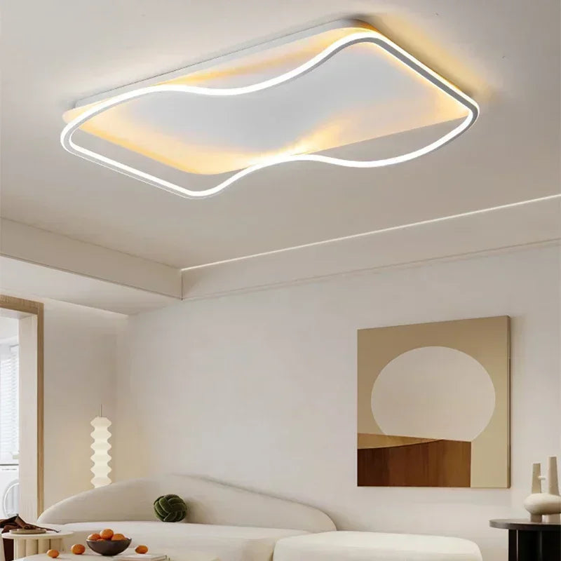 plafonnier moderne à leds pour éclairage intérieur décoratif