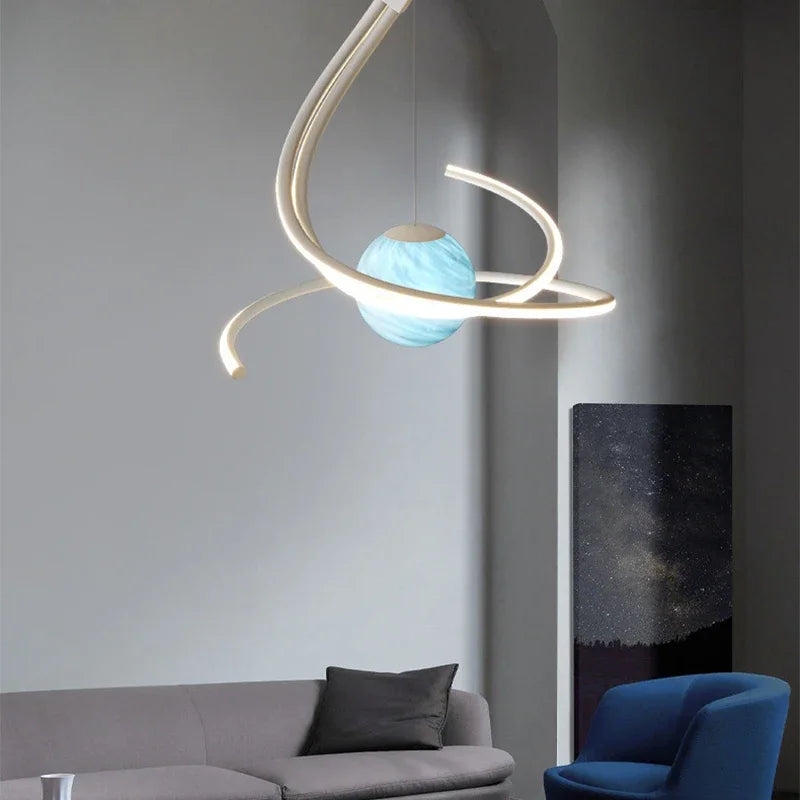 plafonnier led moderne créatif pour décoration intérieure