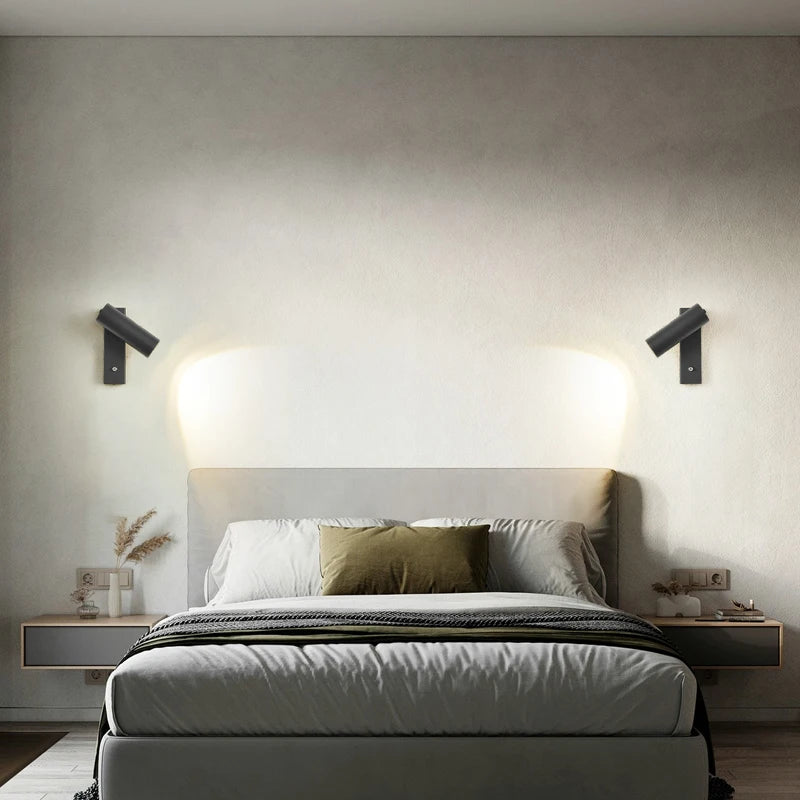 lampe de chevet minimaliste moderne série murale nordique