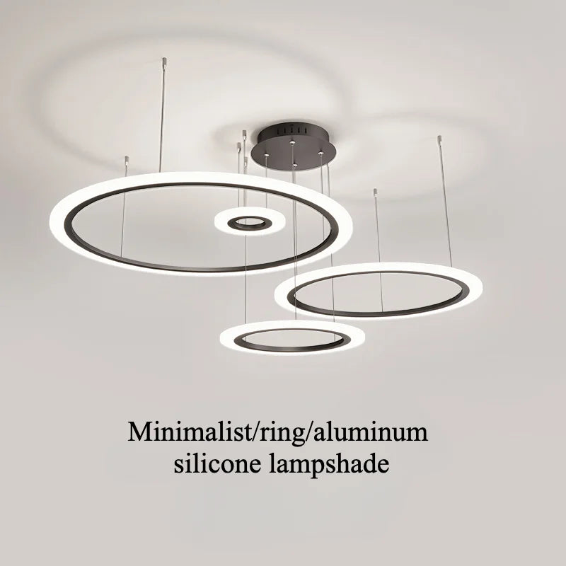 lustre minimaliste moderne suspension créative design nordique