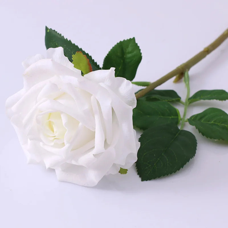 bouquet de mariée en roses artificielles haut de gamme pour mariage et cadeaux