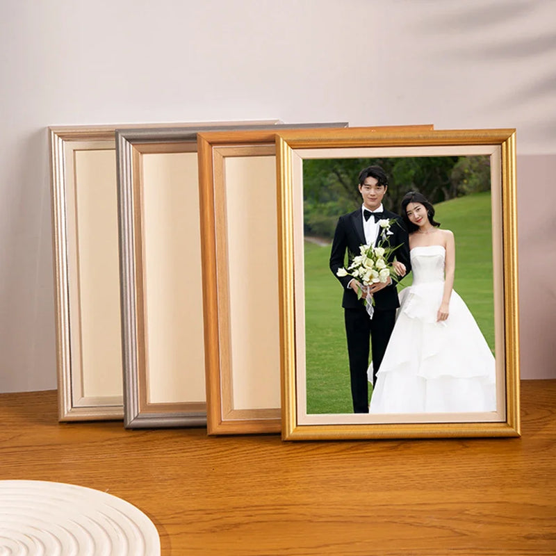 cadre photo en bois pour portraits de famille et mariage