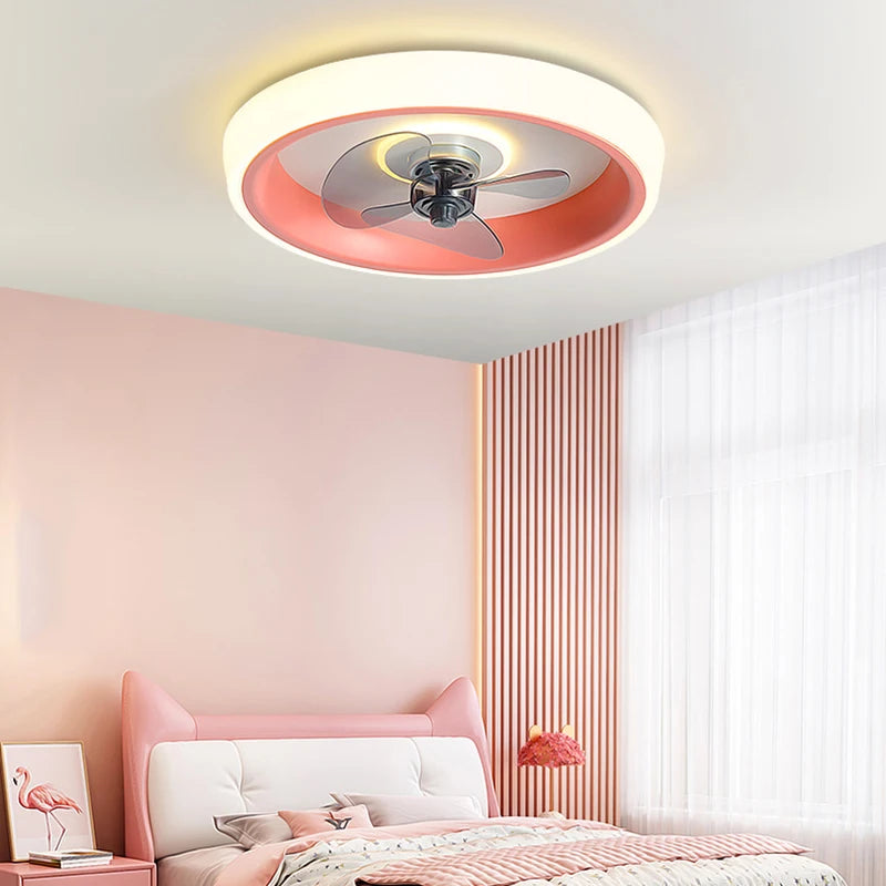 ventilateur de plafond moderne à led avec télécommande créatif et pratique