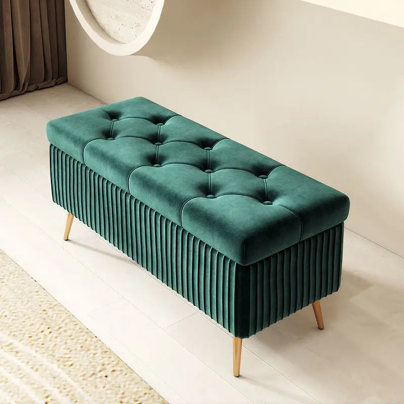 banc nordique avec rangement tabouret de luxe polyvalent et pratique