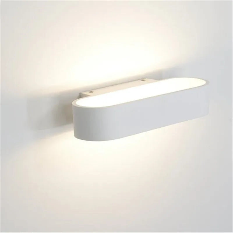 Aluminum LED Wall Lamp, Modern and Minimalist Indoor Lighting, Bedside Decorative Lamp, Corridor Wall Lamp, 12W