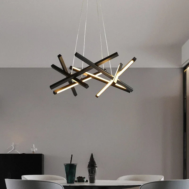 suspension à led moderne pour décoration intérieure élégante