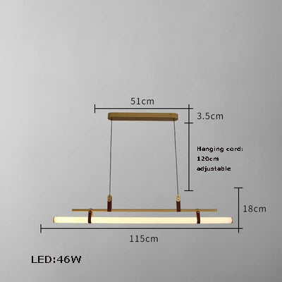 lustre minimaliste à led tendance 2022 éclairage suspendu