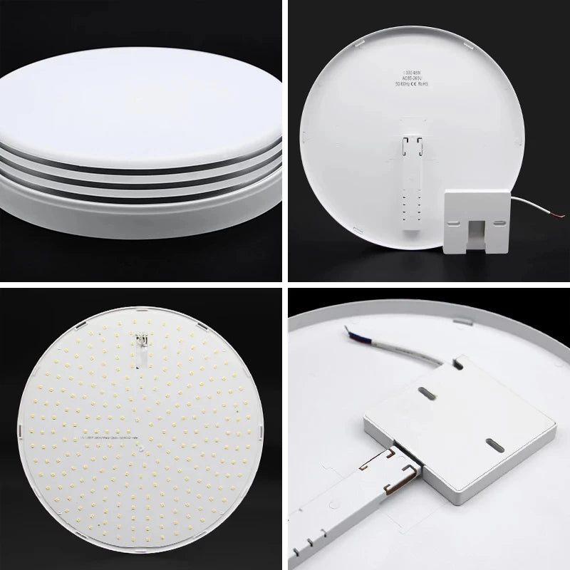 plafonnier rond ultra-mince led moderne pour éclairage intérieur