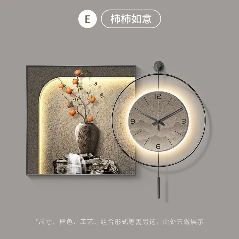 horloge murale au design unique et esthétique pour décoration moderne