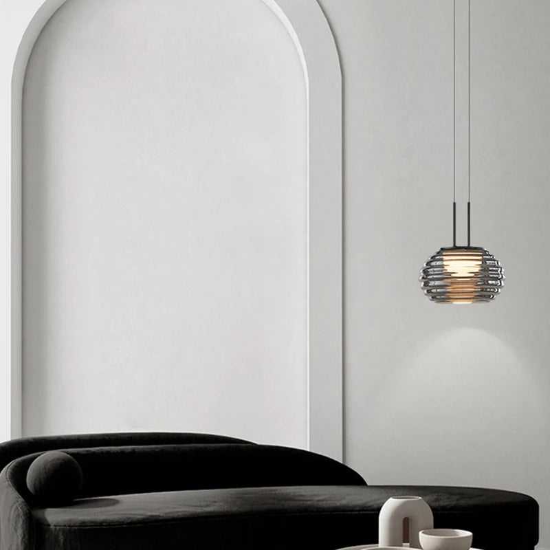 lustre led moderne minimaliste adapté aux commerces et cafés