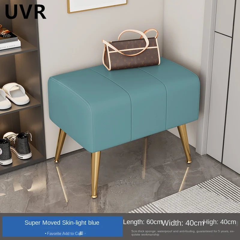 banc à chaussures moderne et luxueux avec assise confortable