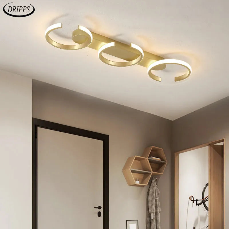 Moderne LED salon plafonnier chambre salle à manger éclairage intérieur étude couloir plafonnier lumière pour chambre lustres