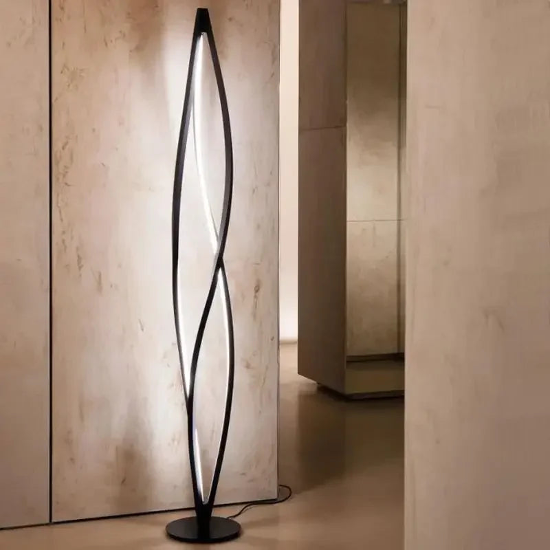 lampadaire led au design italien élégant et moderne