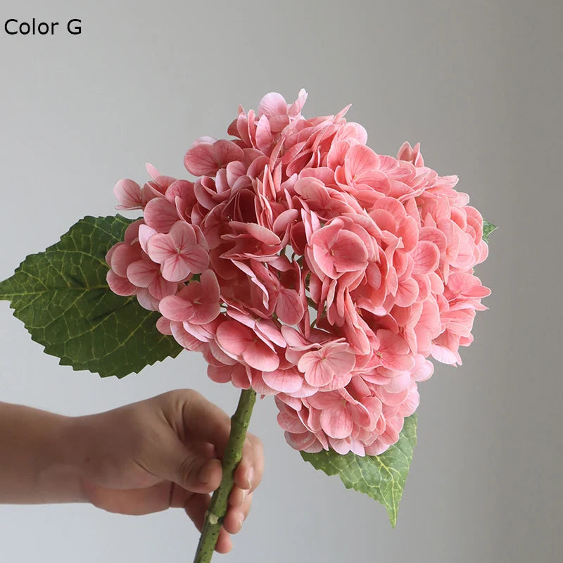 fleur d'hortensia artificielle pour décoration de mariage