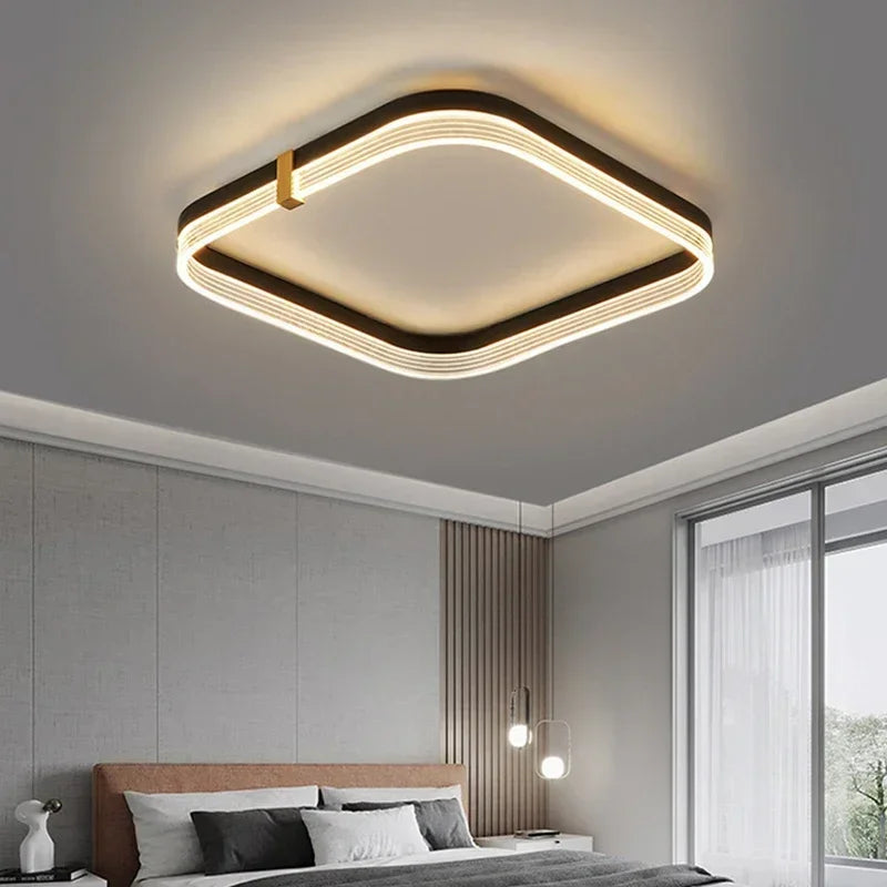 lustre moderne à leds pour intérieur décoration maison