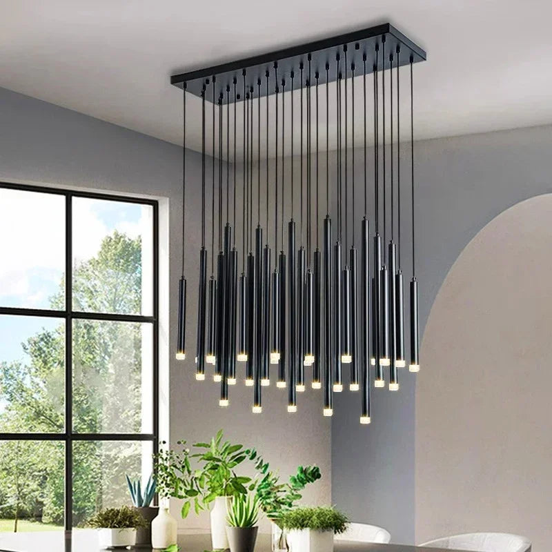 lustre moderne en goutte d'eau pour éclairage intérieur 2024