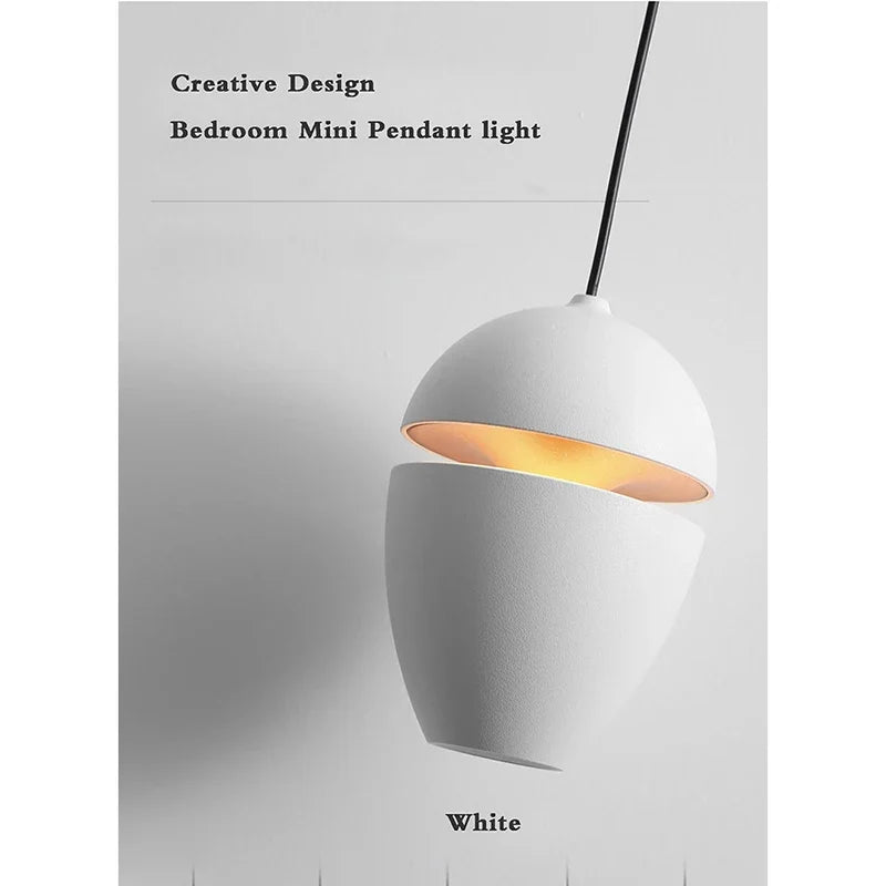 Lamp Nordic Minimalist Modern Bedside Pendant Light Fixtures , Single-Light Ceiling Light Fixture For Bedroom, Kitchen, Entryway