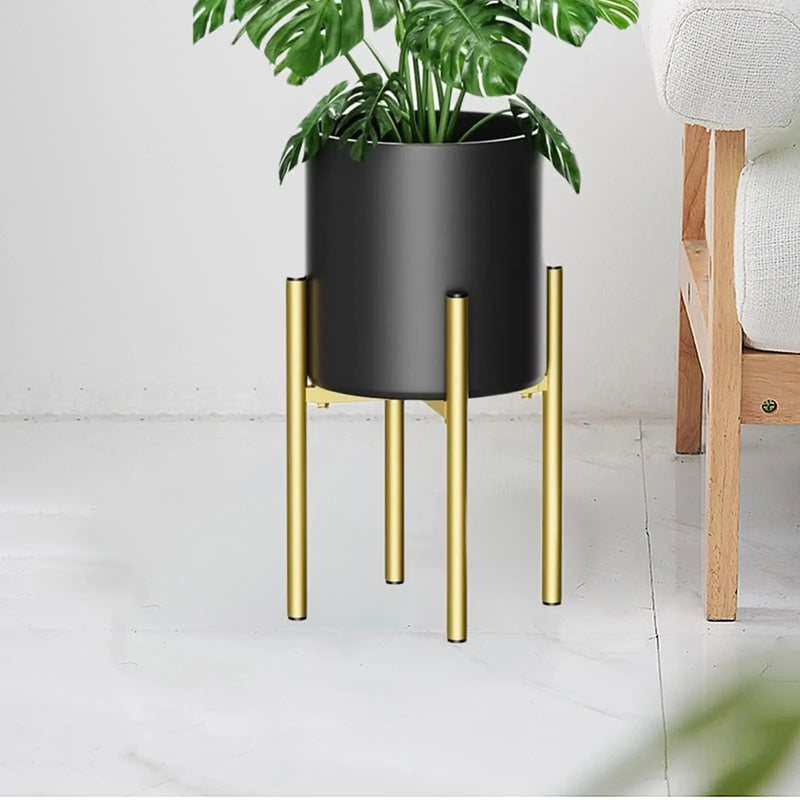 support de plantes en métal élégant et réglable pour intérieur extérieur