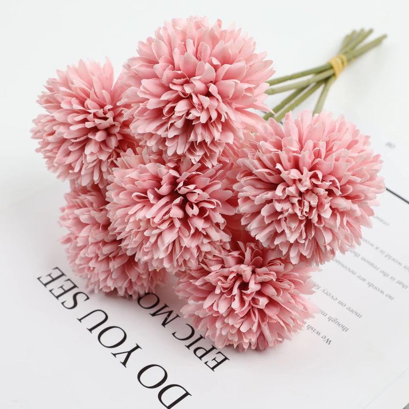 boule de chrysanthème artificielle pour décoration de mariage et fête