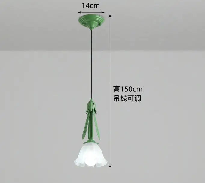 lustre en verre pour éclairage suspendu dans les espaces modernes