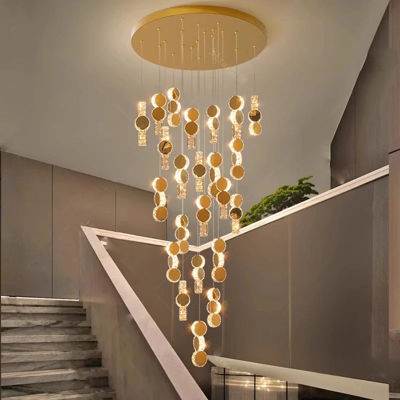 lustre led moderne suspendu éclairage intérieur décoratif