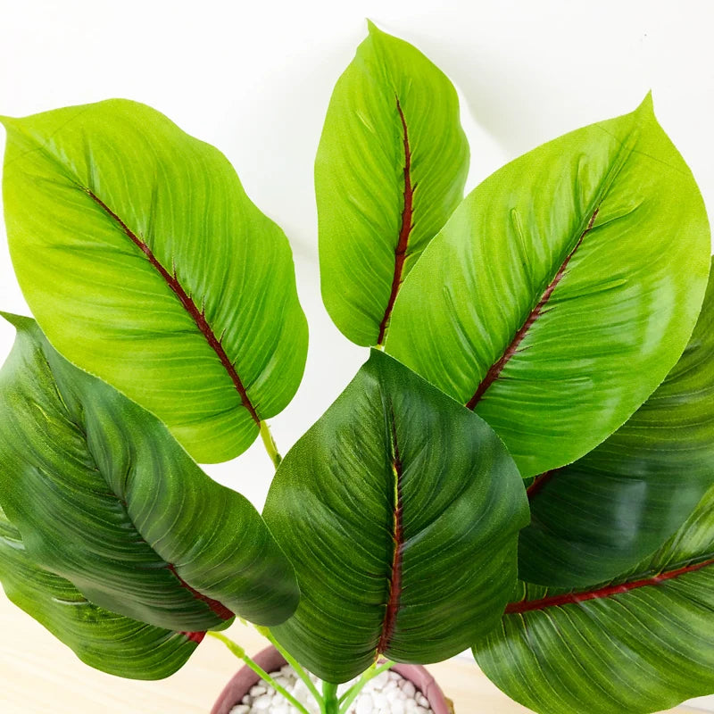 plantes artificielles monstera tropicales pour décoration intérieure et extérieure