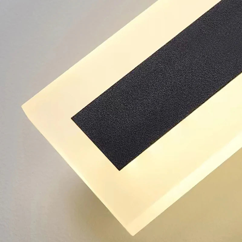 "applique murale led minimaliste en aluminium pour éclairage"